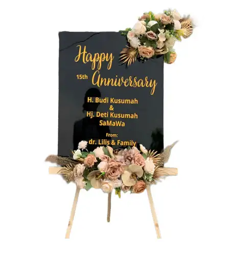 Papan Bunga Akrilik Sumpang Minangae